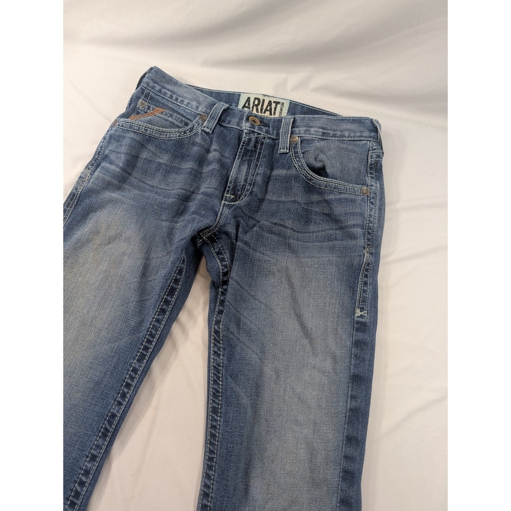 Ariat M7 Slim Fit Straight Leg Jeans Mens 31x38 Tall Medium Wash Western Denim